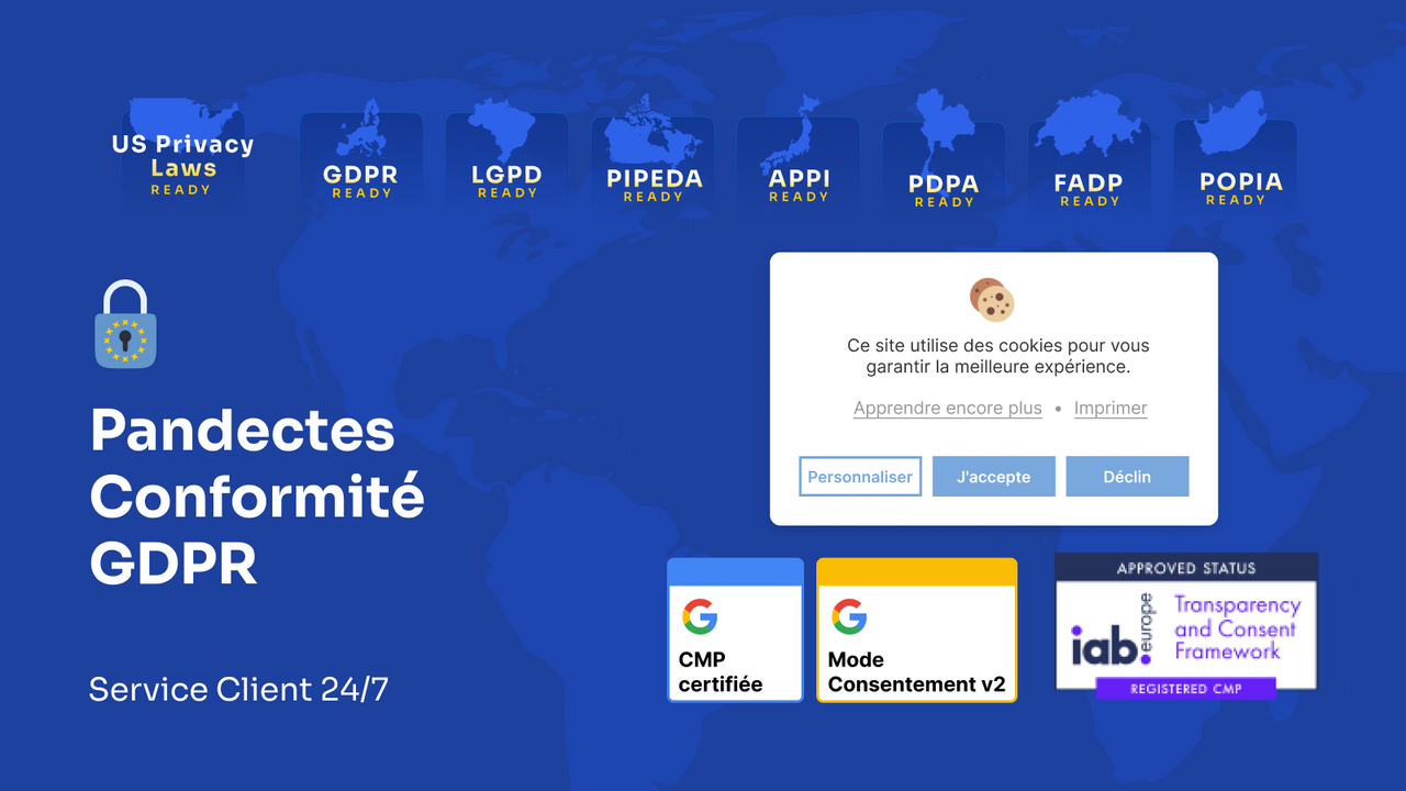 Pandectes Conformité RGPD/GDPR - Centre de conformité RGPD