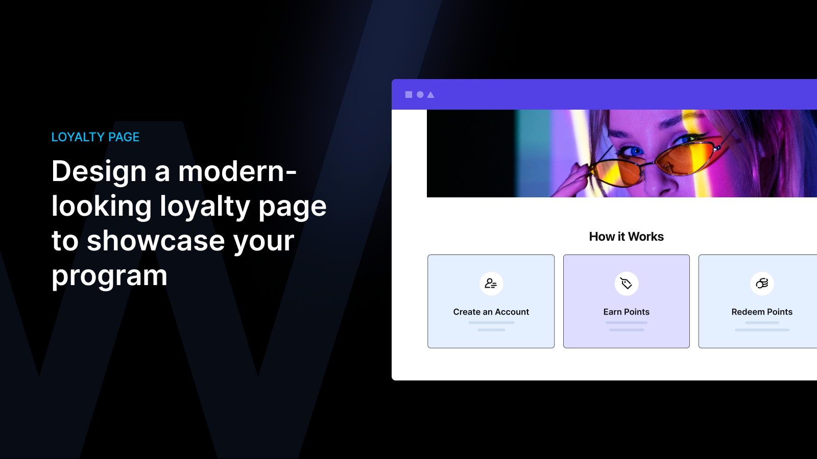 Standalone loyalty page for Shopify stores