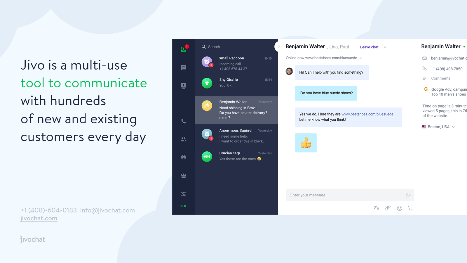 Tawk.to Live Chat for Shopify