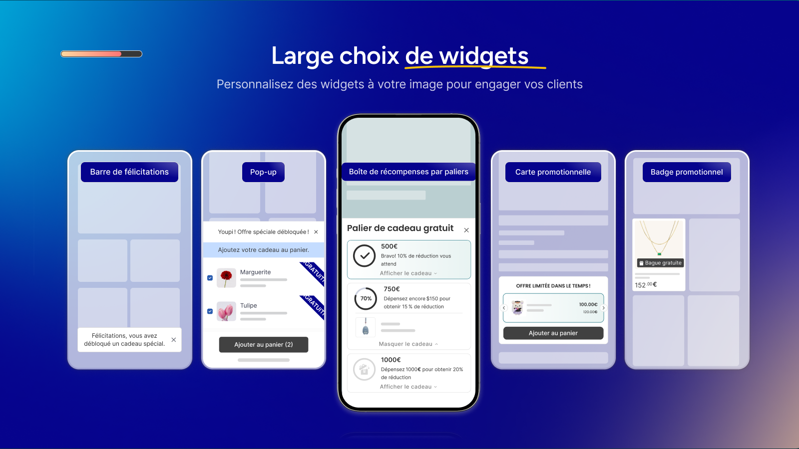 Widgets multiples