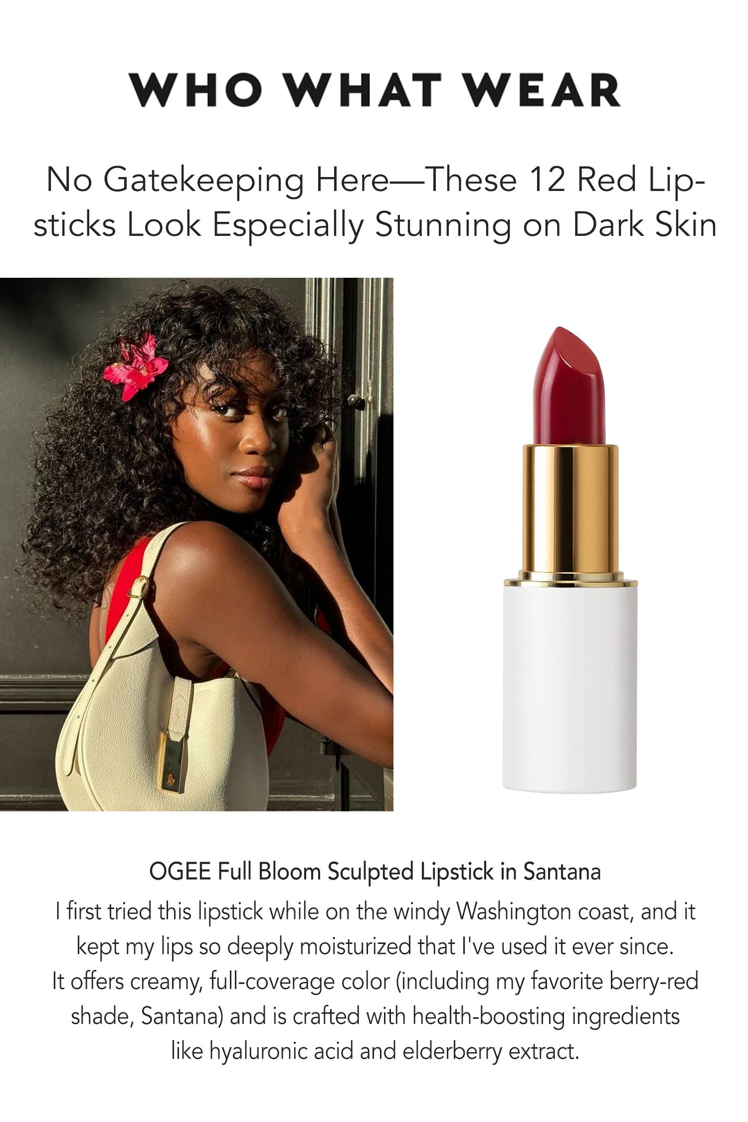No Gatekeeping Here—These 12 Red Lipsticks Look Especially Stunning on Dark Skin