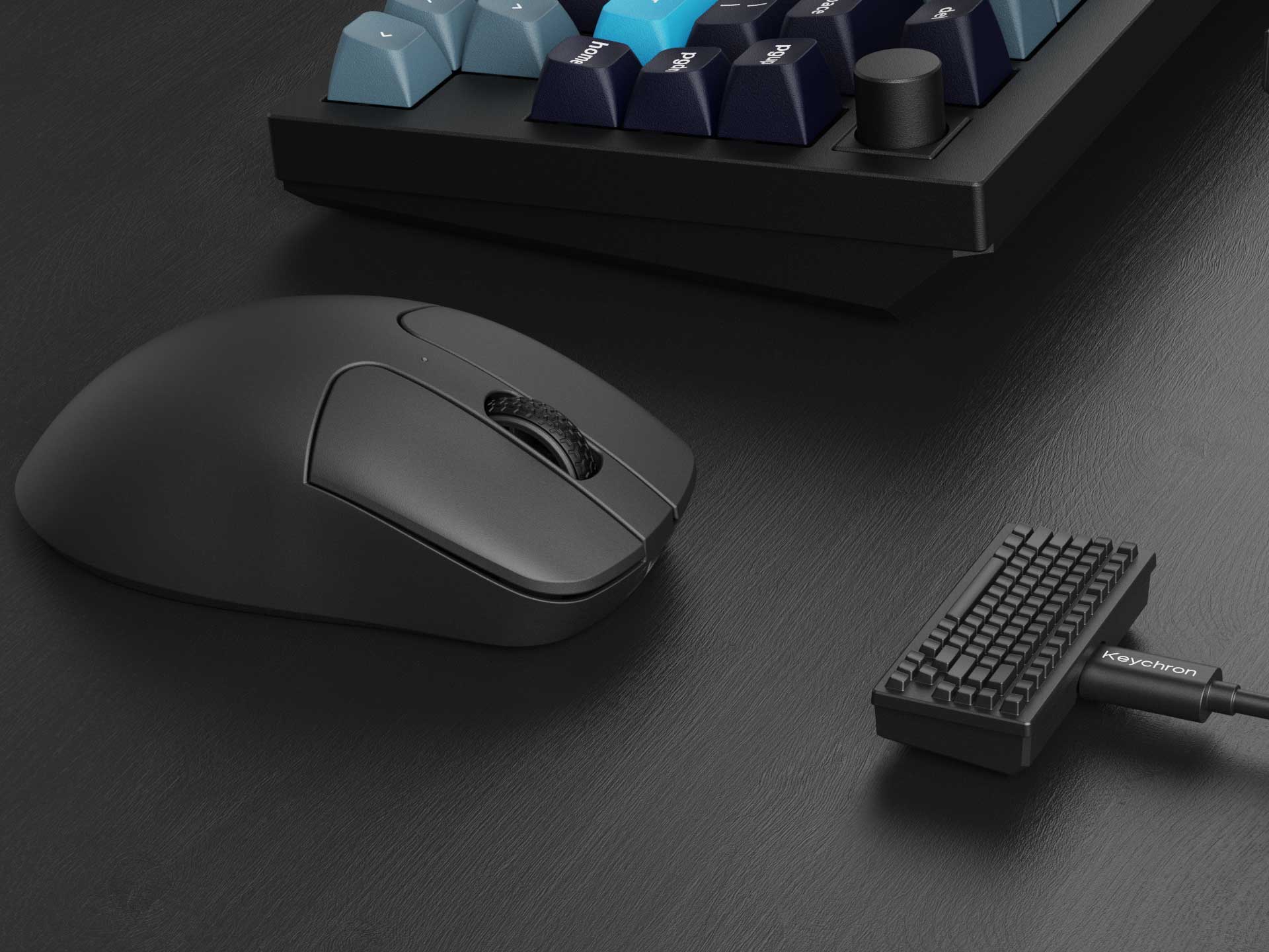 receivers of the Keychron M2 Wireless Optical Mouse 4K-receiver-with-M2-mouse.jpg__PID:2991ab61-eea4-4f31-b52b-51a5c9cb61b1