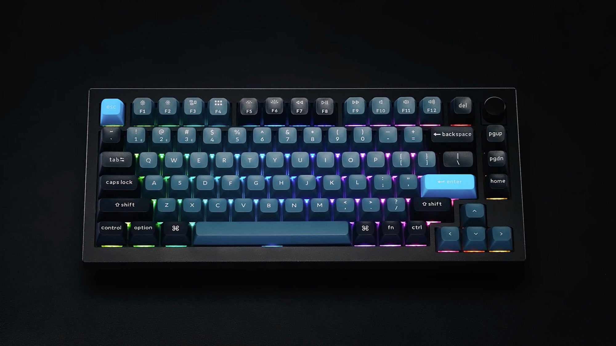 South-Facing RGB of Keychron Q1 Pro 75% Wireless Custom Mechanical Keyboard QMK VIA South-Facing RGB of Keychron Q1 Pro 75% Wireless Custom Mechanical Keyboard QMK VIA