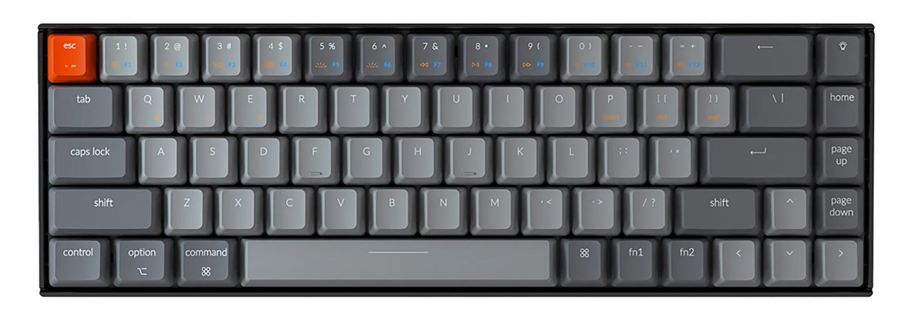 Keychron K6 compact 65 percent wireless mechanical keyboard for Mac Windows iOS Keychron K6 compact 65 percent wireless mechanical keyboard for Mac Windows iOS