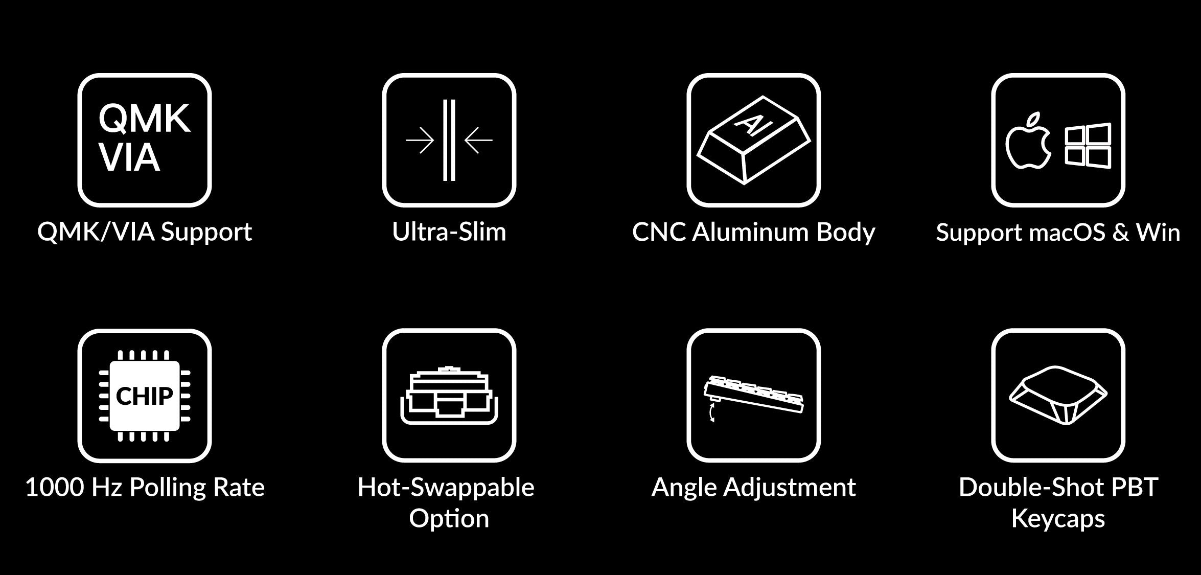 Features of Keychron S1 75% Ultra-slim Low Profile Custom Mechanical Keyboard Features of Keychron S1 75% Ultra-slim Low Profile Custom Mechanical Keyboard