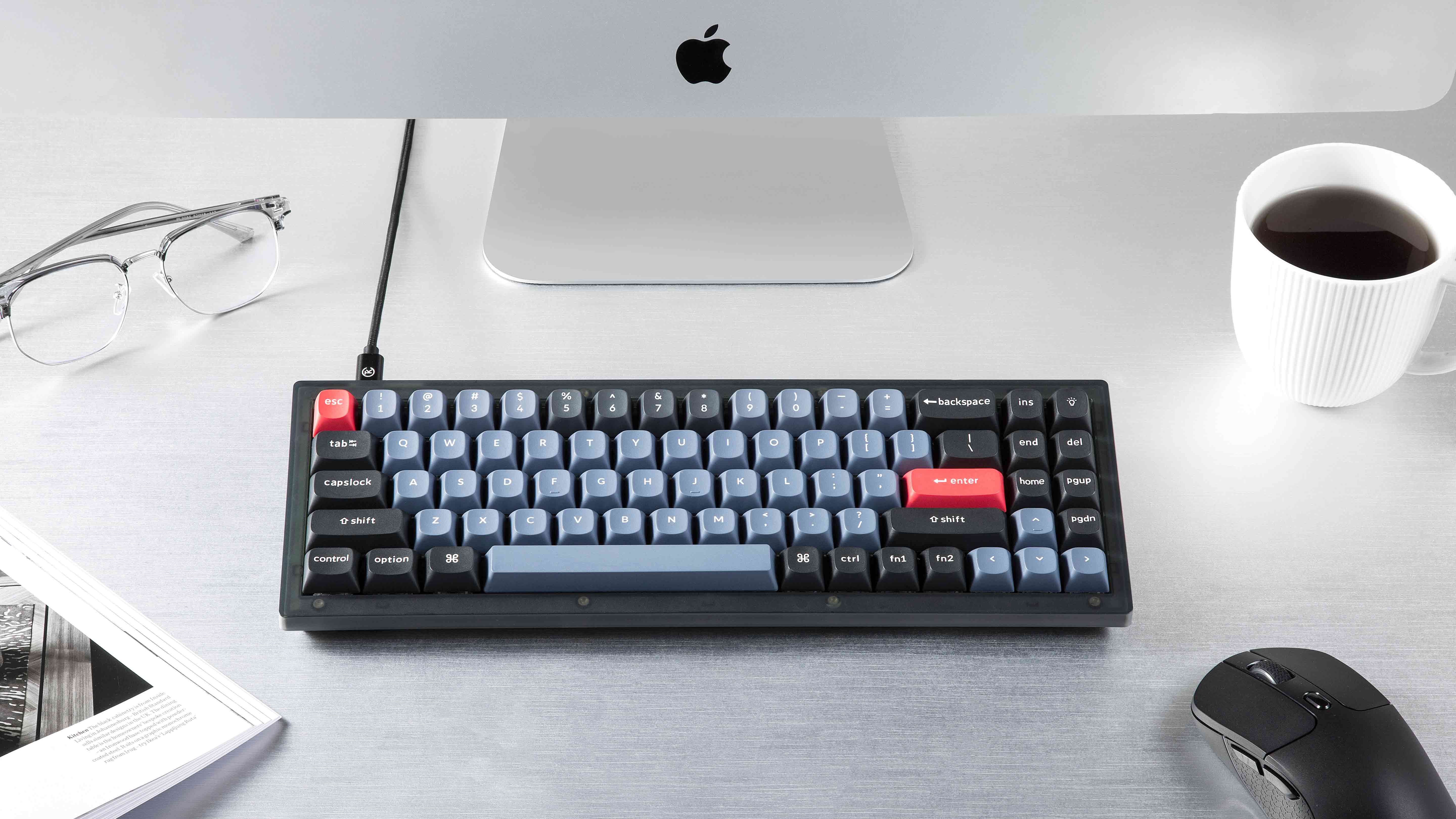 OSA Profile Double-shot PBT Keycaps of Keychron V7 Custom Mechanical Keyboard OSA Profile Double-shot PBT Keycaps of Keychron V7 Custom Mechanical Keyboard