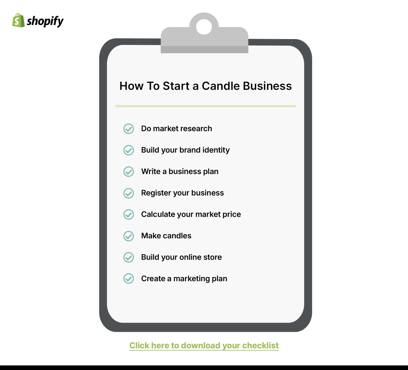 How to start a candle business checklist