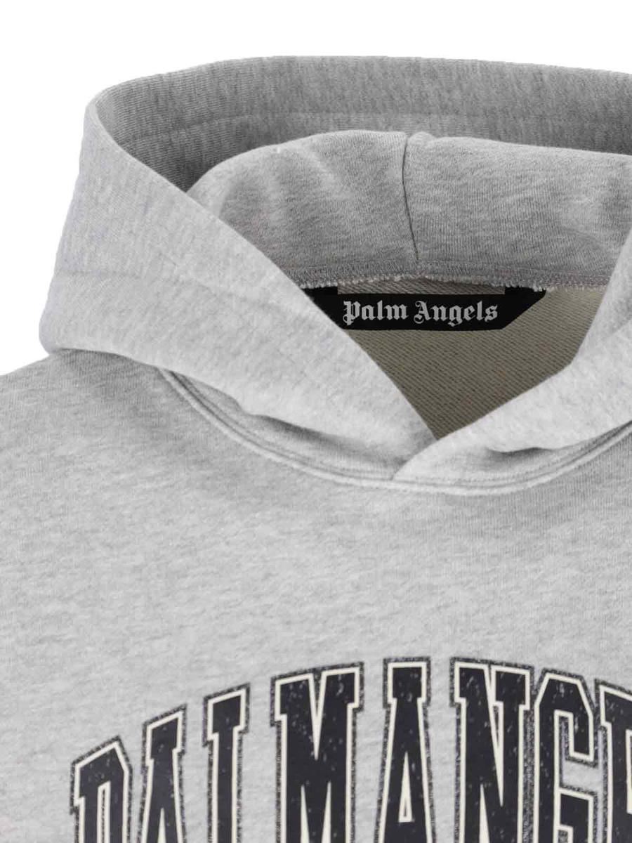 Shop Palm Angels Sweaters In Grey