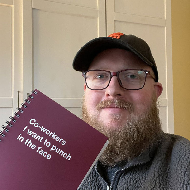 A happy WTF Notebooks customer