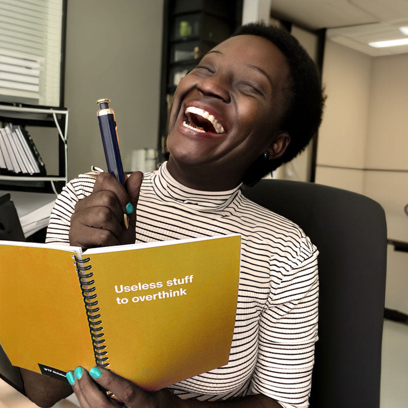 A happy WTF Notebooks customer