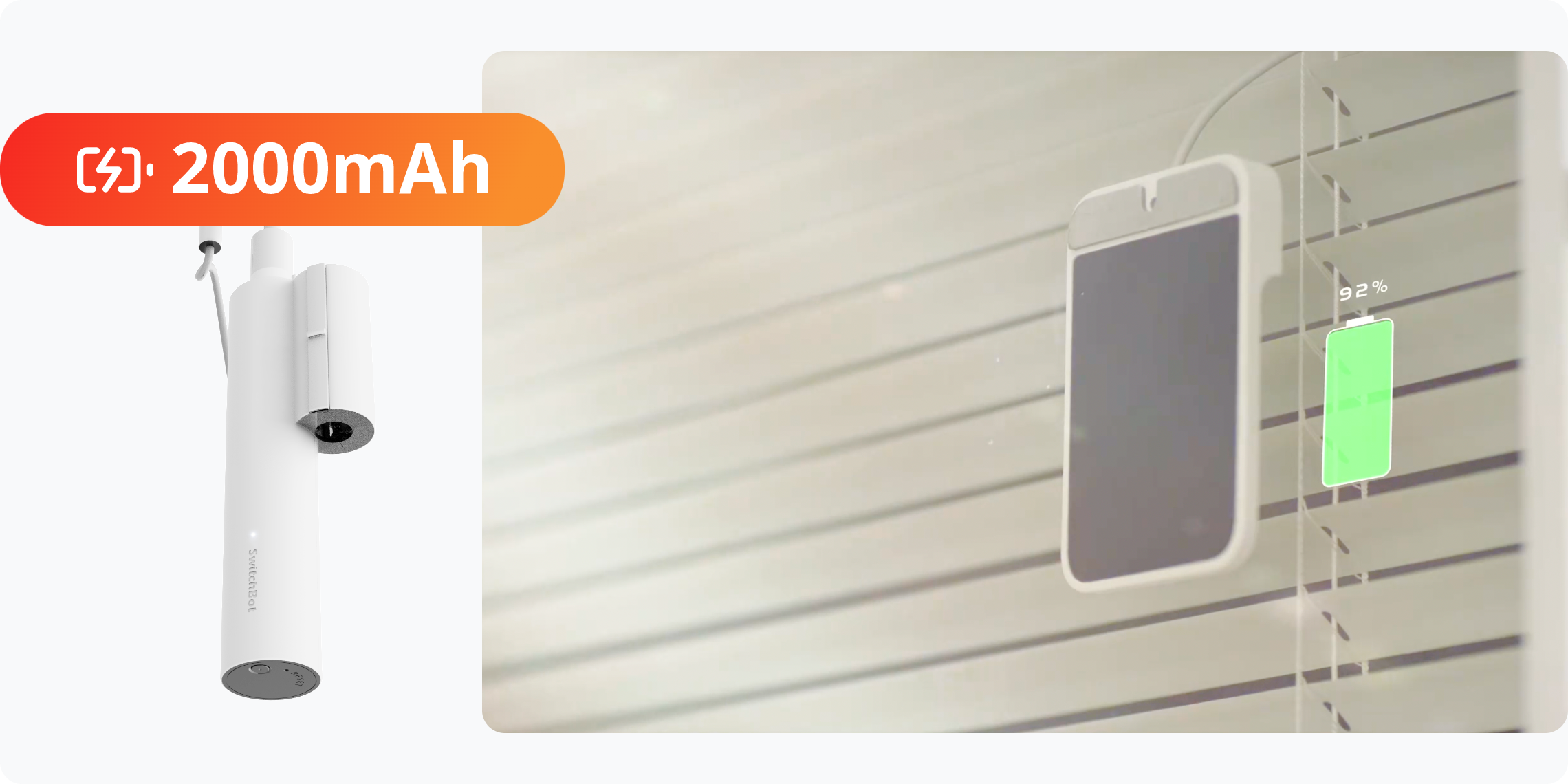 We've also included a solar panel power supply, for never ending power.