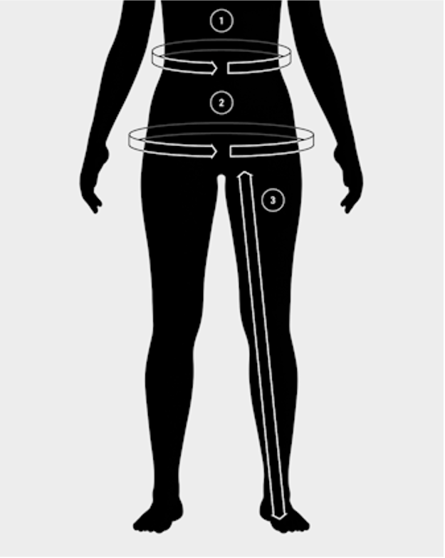 パンツの採寸方法の画像
