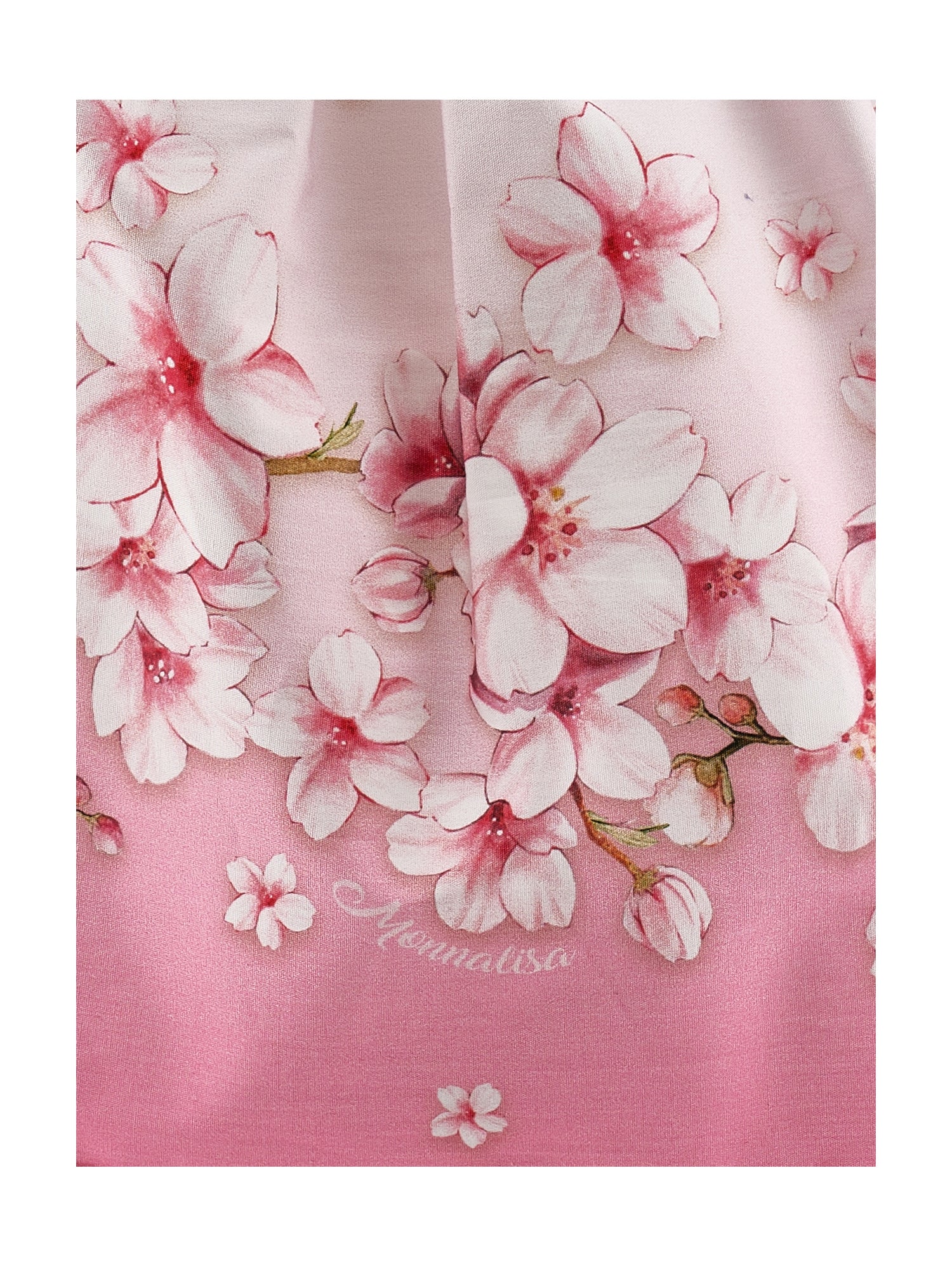 Cotton skirt with flower print
