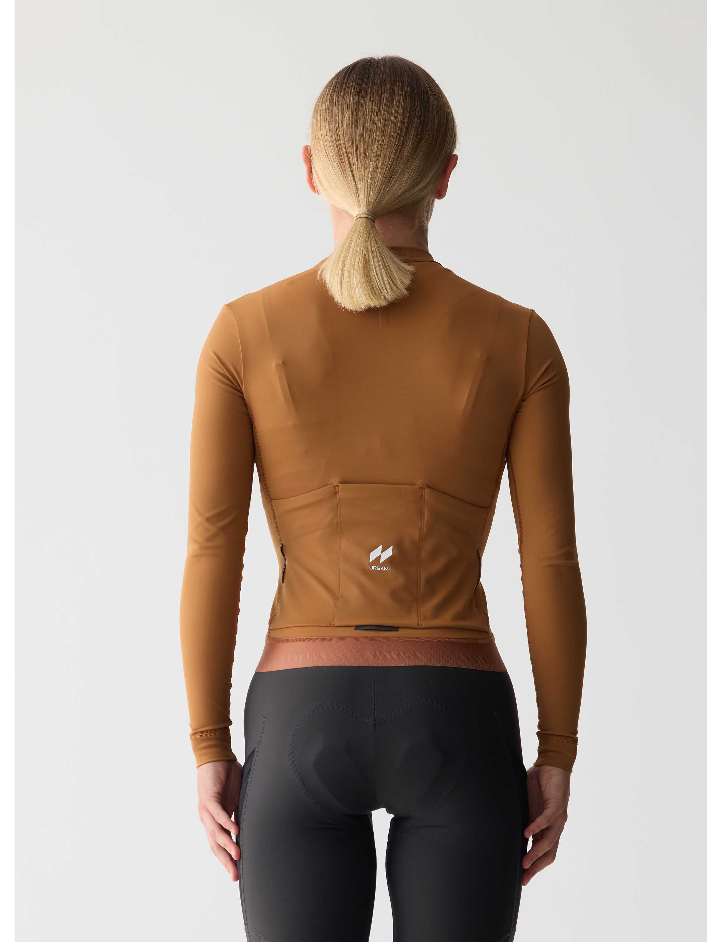 womens long sleeve cycling jersey