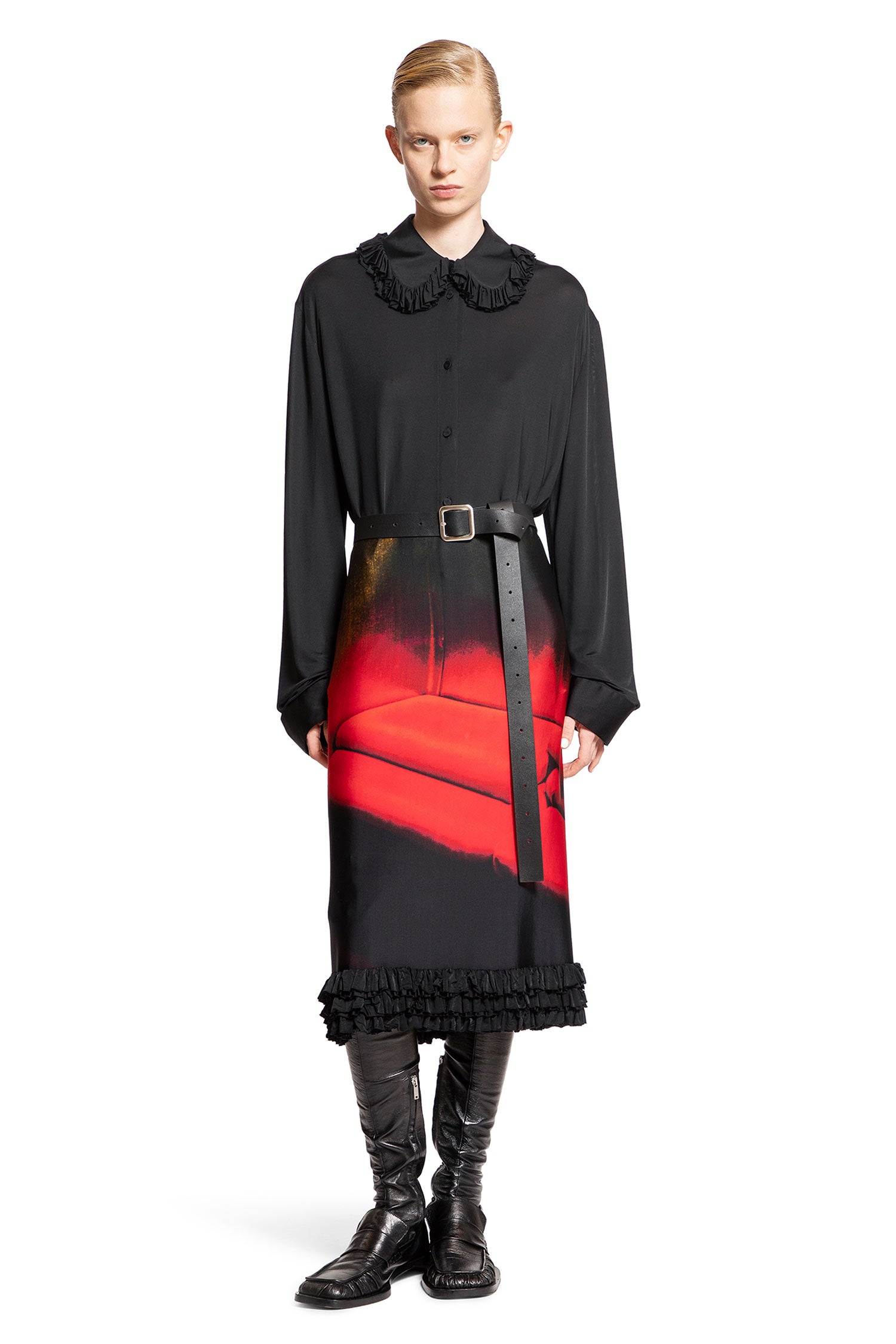 Shop Jil Sander Woman Multicolor Skirts