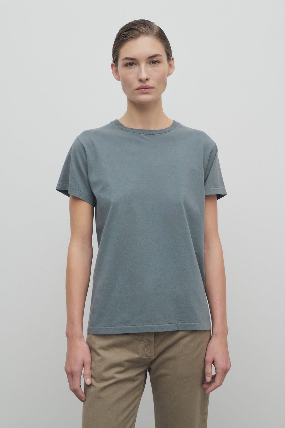 Shop The Row Florie T-shirt With Tapo Center Detail
