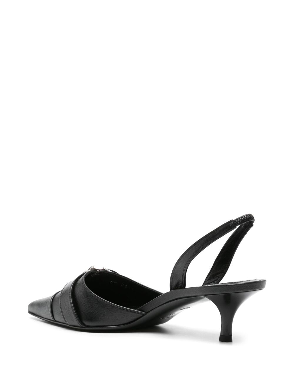 Shop Givenchy Voyou Leather Slingback Pumps