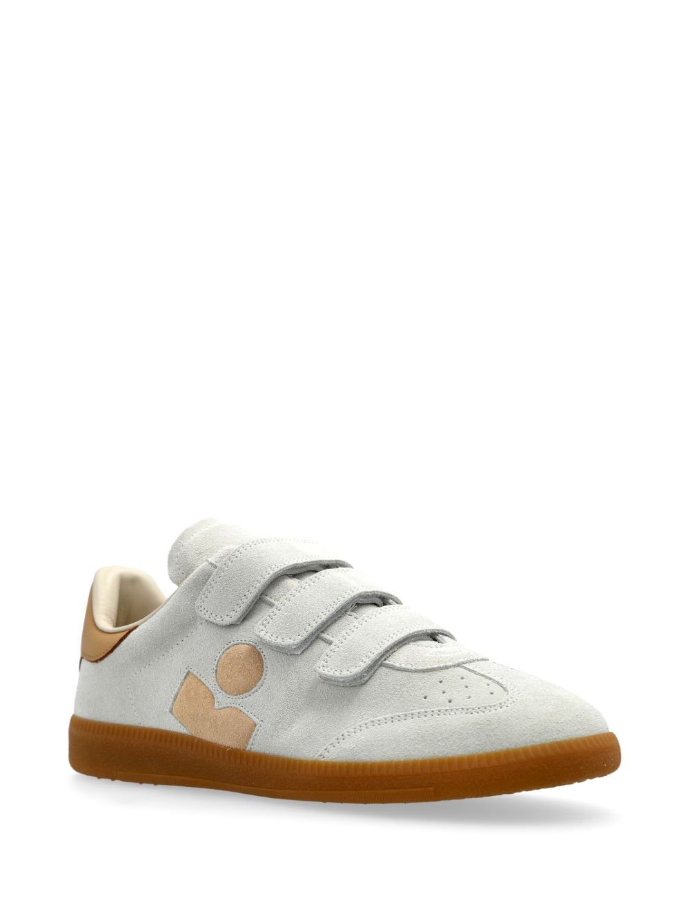 Isabel Marant Leather Sneakers With Branded Heel Counter