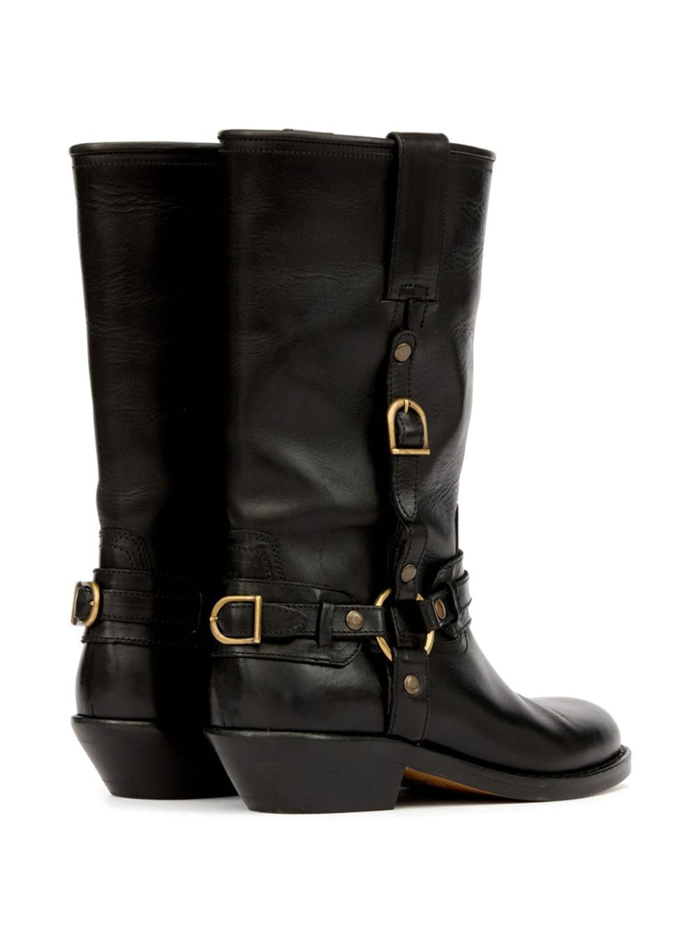 Shop Isabel Marant Heiko Leather Boots