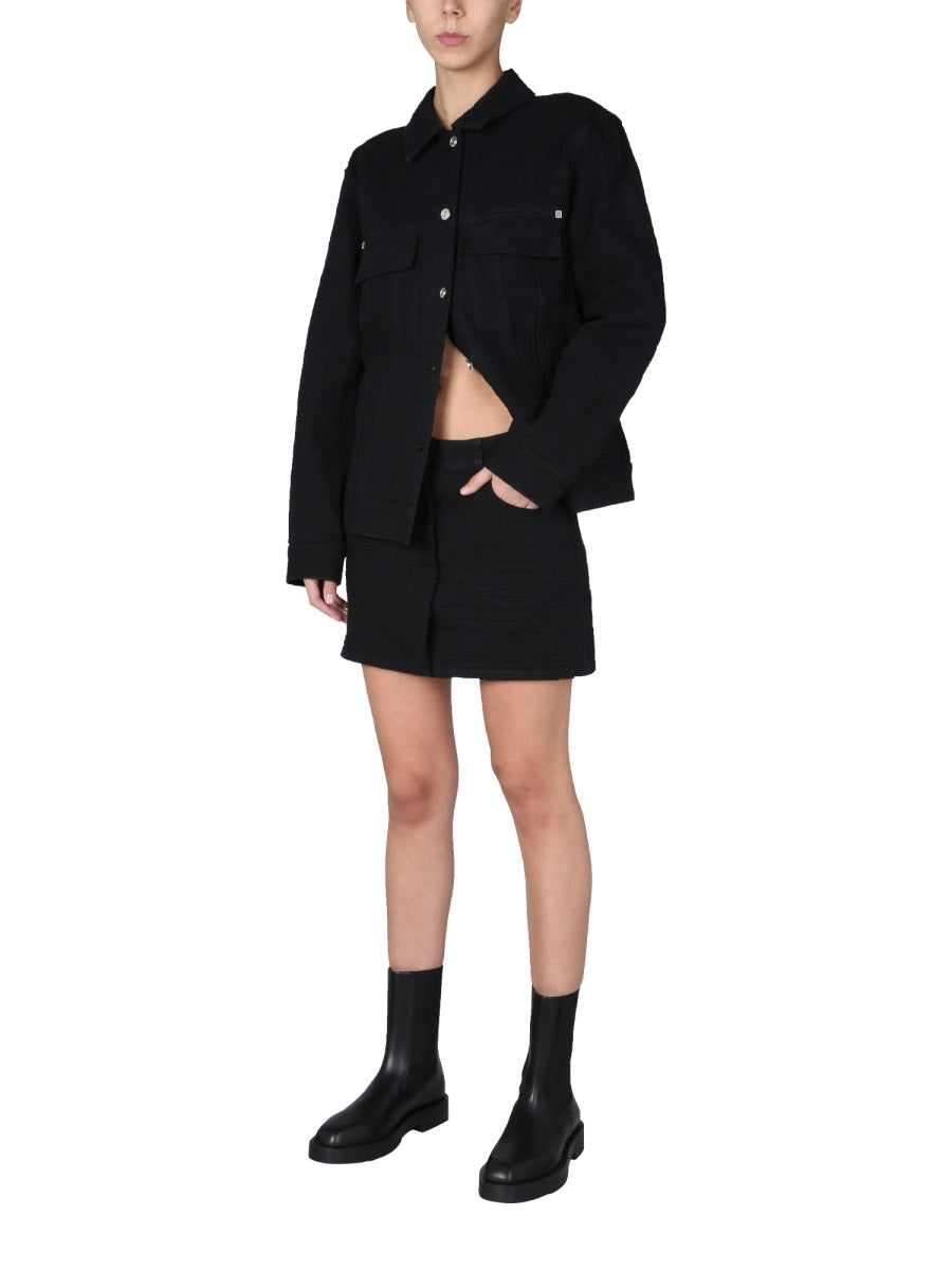 Shop Givenchy 4g Jacquard Jacket