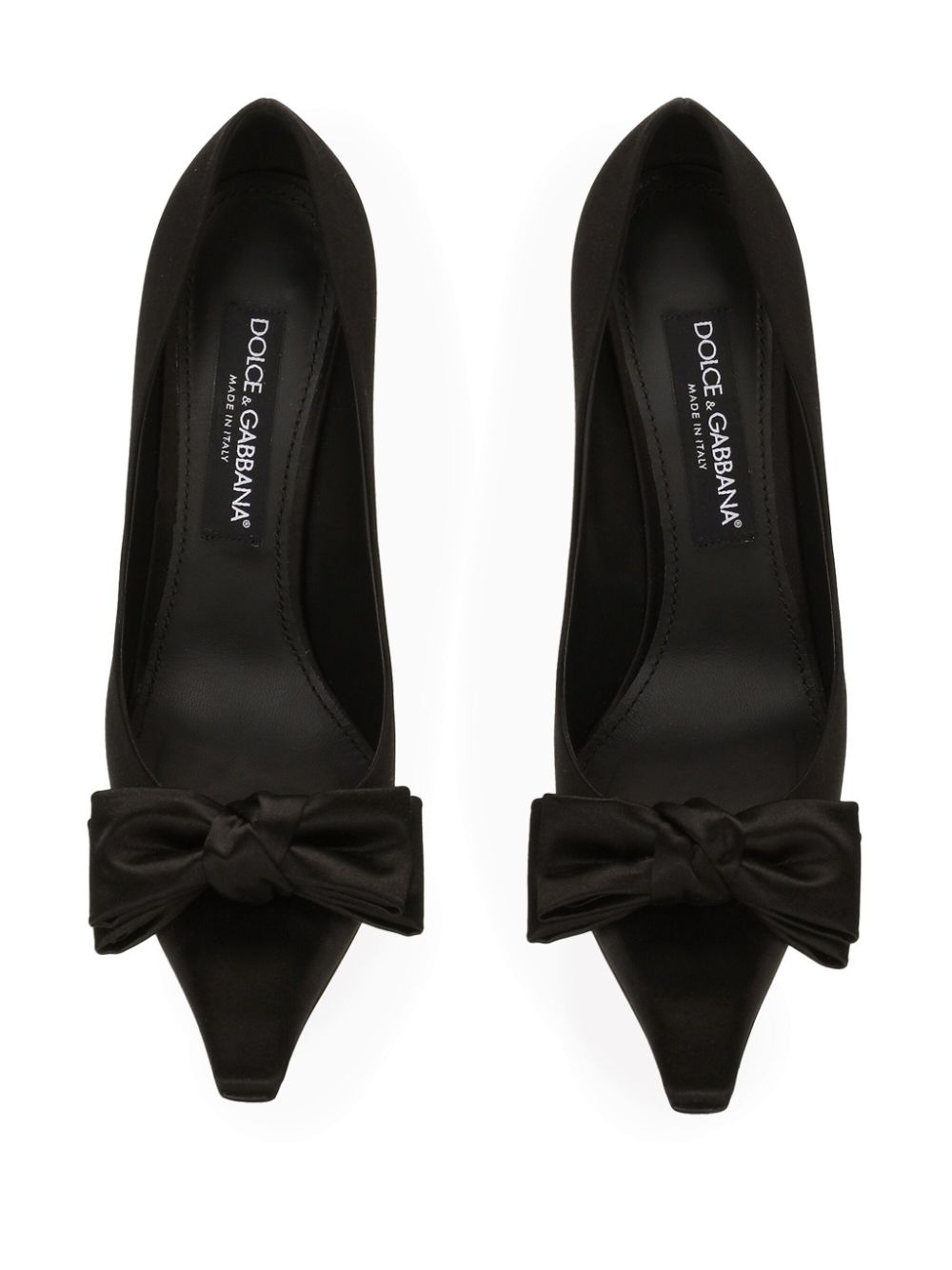Shop Dolce & Gabbana Satin Pumps