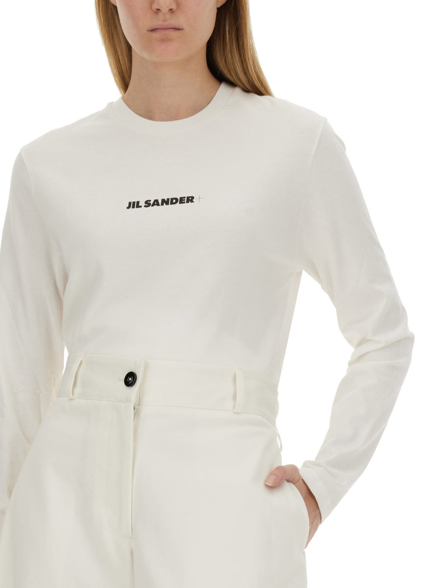 Shop Jil Sander Tshirt Con Logo