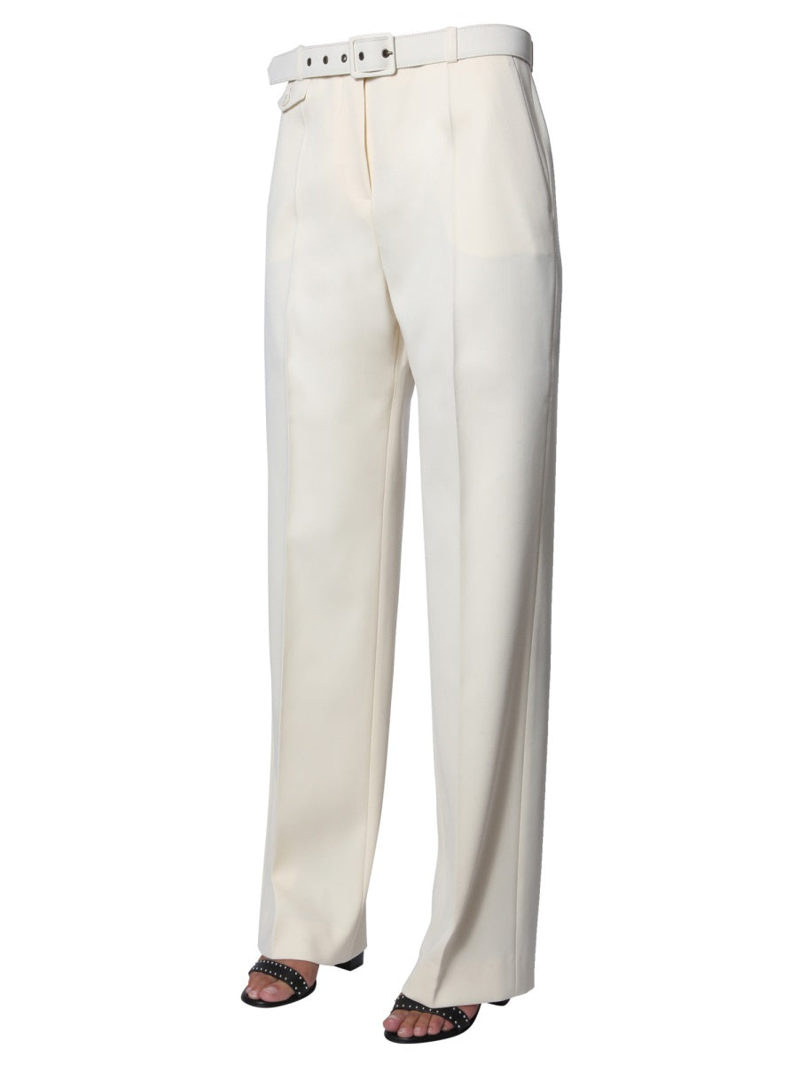 Shop Givenchy Women Pants With Belt In White