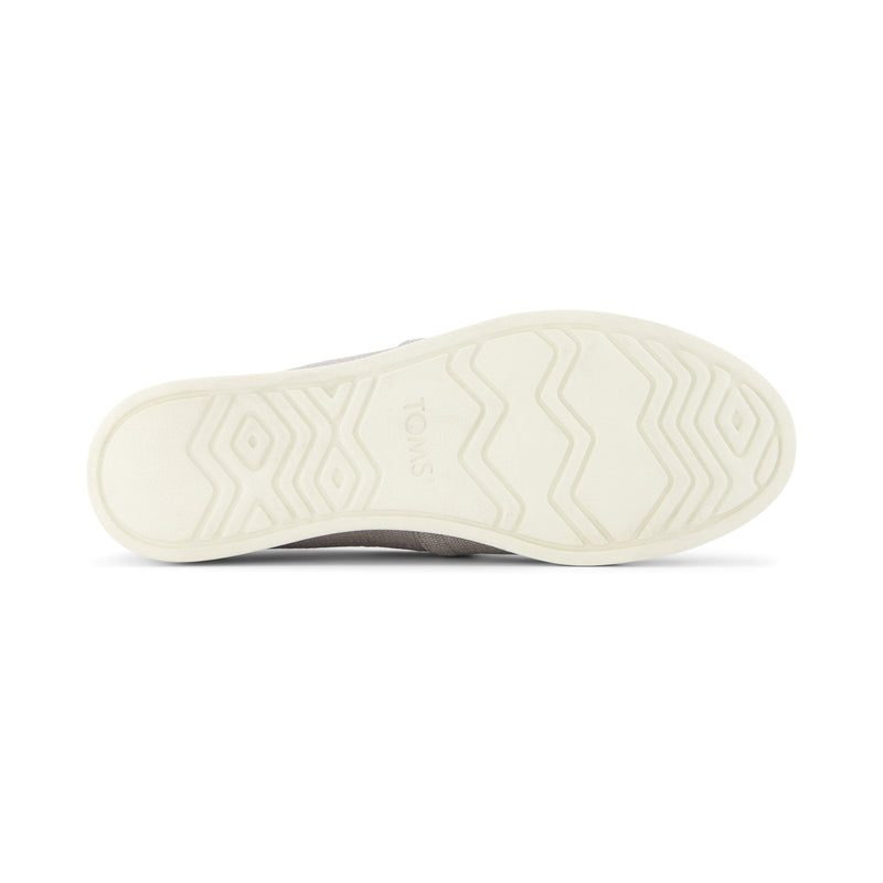 Alpargata Plus Drizzle Grey Heritage Canvas Bottom Sole View