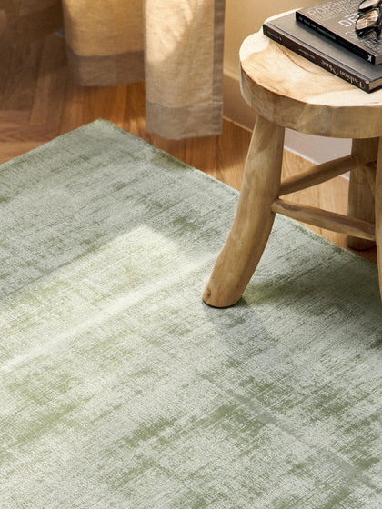 Tapis en viscose tissé main Jane