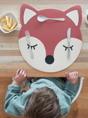 Tischset Fuchs, Pink