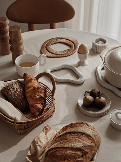 Slika galerije 2 - Ručno izrađeni podmetač za čaše Nordic Vanilla, set od 2 komada