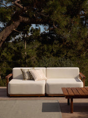 Divano da giardino 2 posti in legno di acacia Matheus