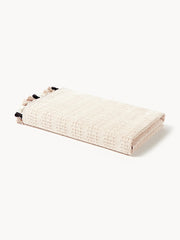 Handduk i Velour Tallulah med Dekorativa Fransar, i olika storlekar, Beige
