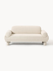 Bouclé-Sofa Lilo (2-Sitzer), Beige