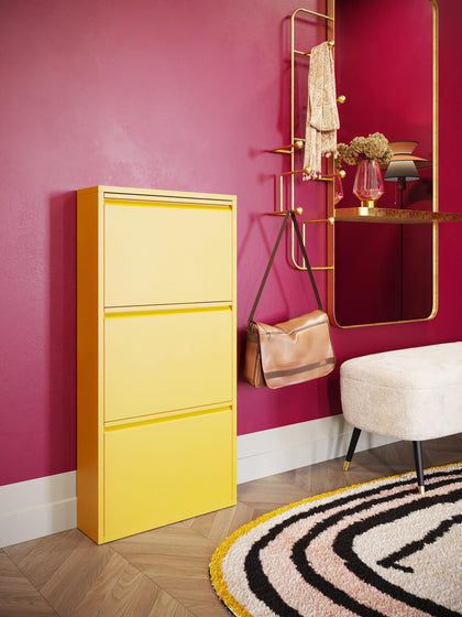 Galeriebild 2 - Wand-Schuhschrank Caruso mit Klappfächern
