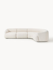 Modulares Bouclé-Ecksofa Sofia (4-Sitzer)