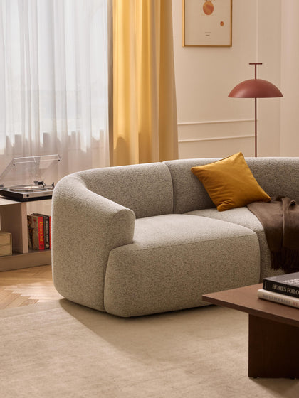 Galeriebild 12 - Modulare XL Bouclé-Wohnlandschaft Sofia