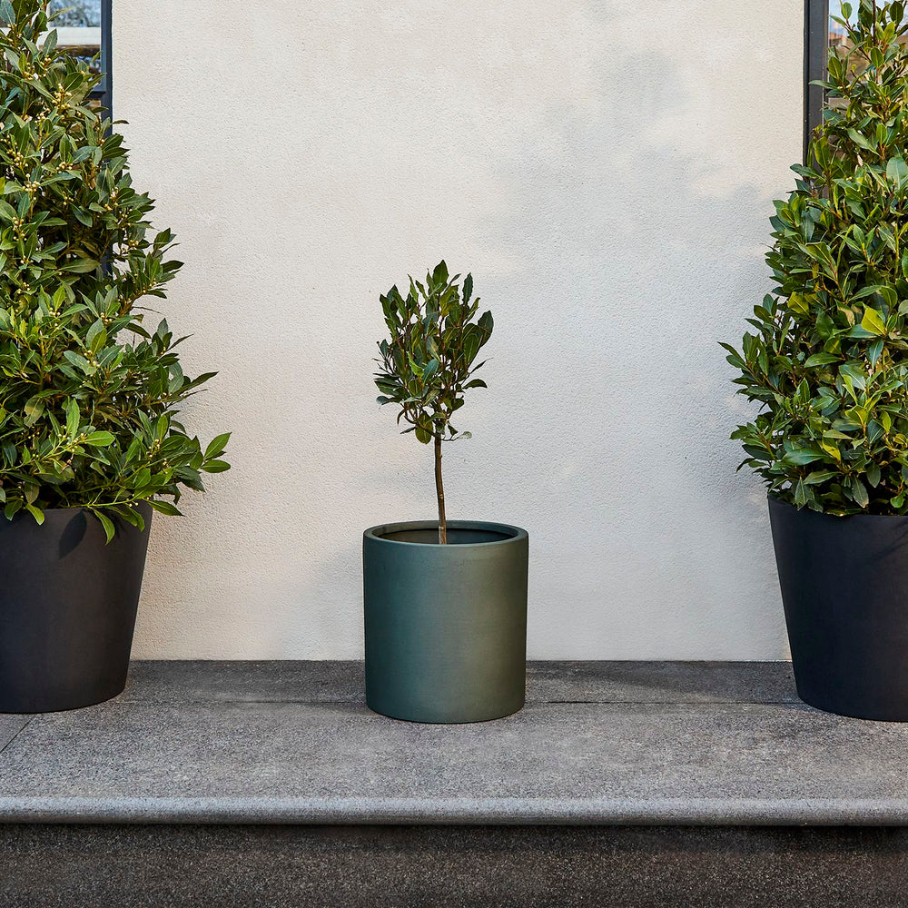 Sandstone cylinder pot