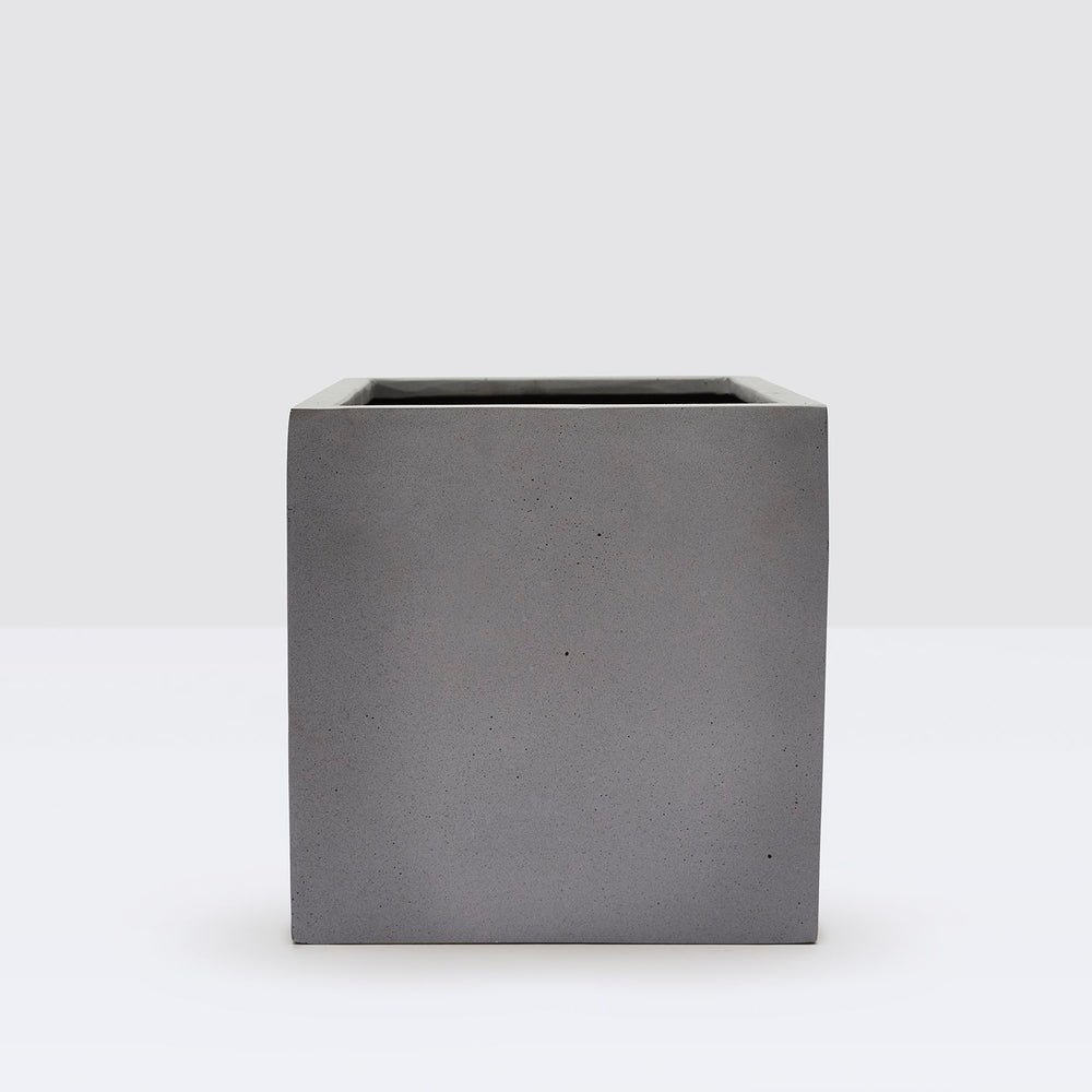 Fibrestone cube pot