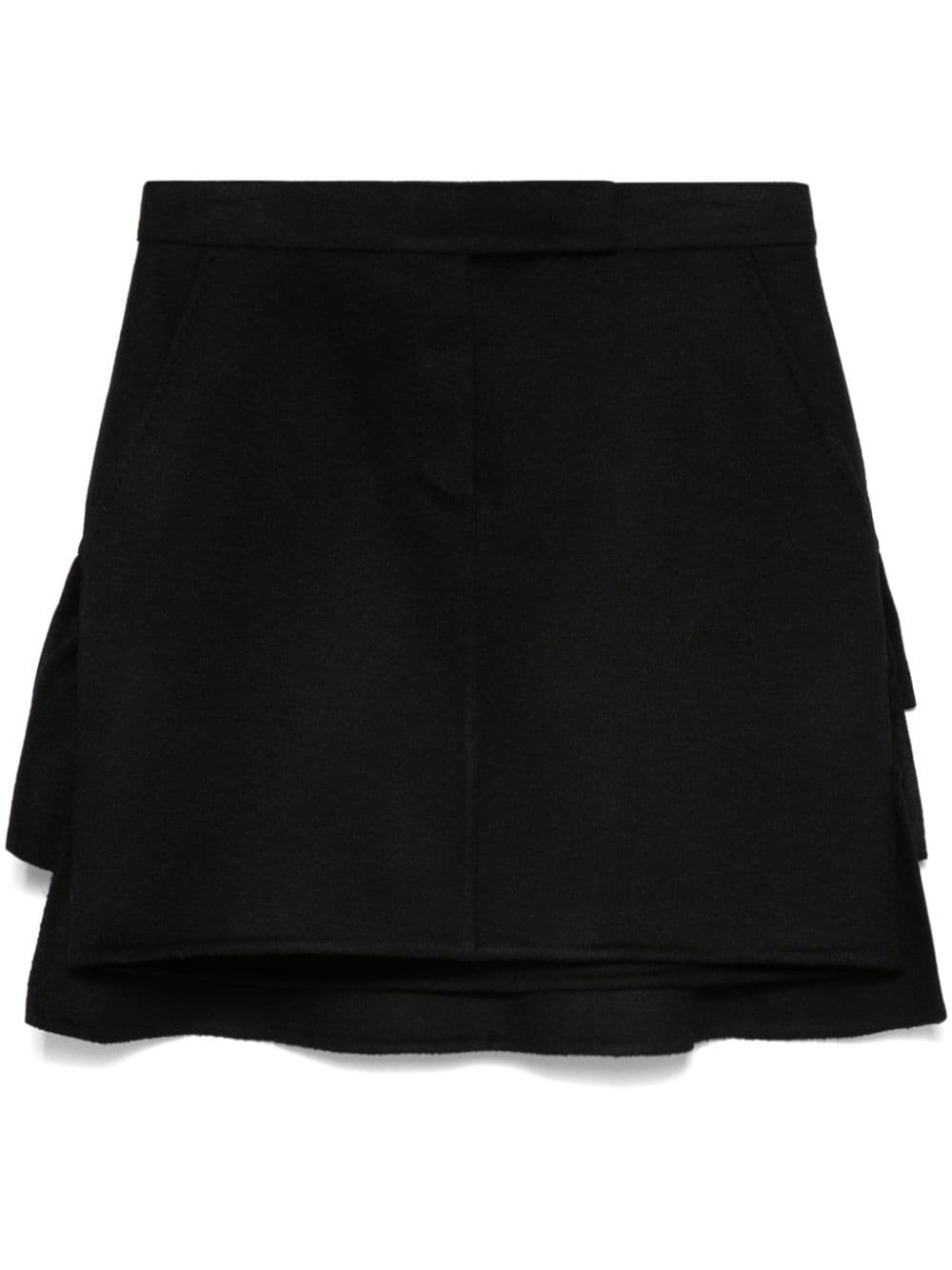Max Mara Women Wool Skirt In Black