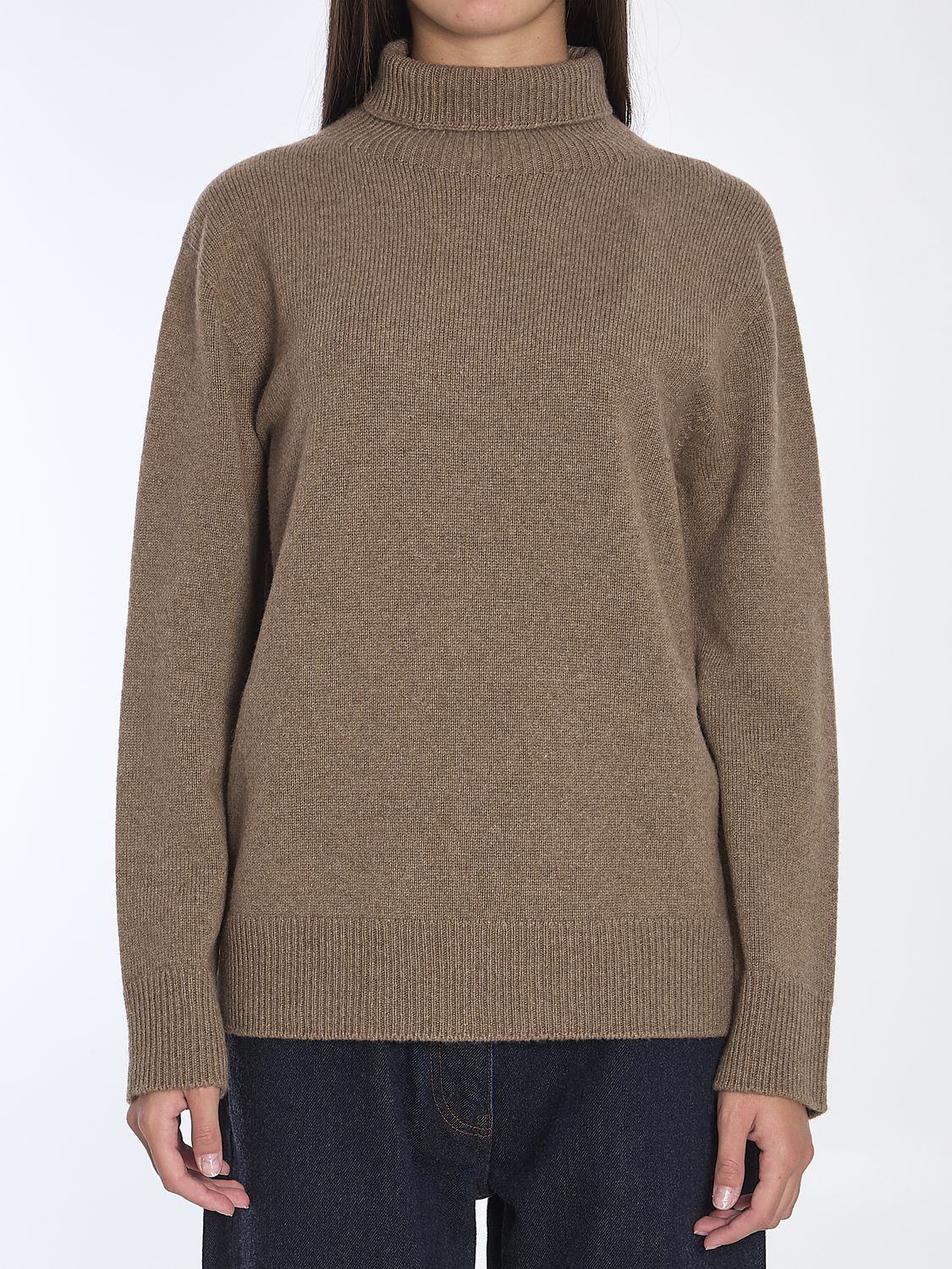 Shop The Row Women's Hepny Turtleneck Sweater In Beige
