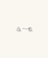 Lab Grown Diamond Round Studs 0.5 TCW, featuring two round-cut diamonds set in 14k solid gold, offering a sparkling and responsible alternative to natural diamonds.