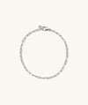 Boyfriend Bold Chain Bracelet: a silver chain bracelet featuring a heart clasp, designed as a fashionable everyday accessory.