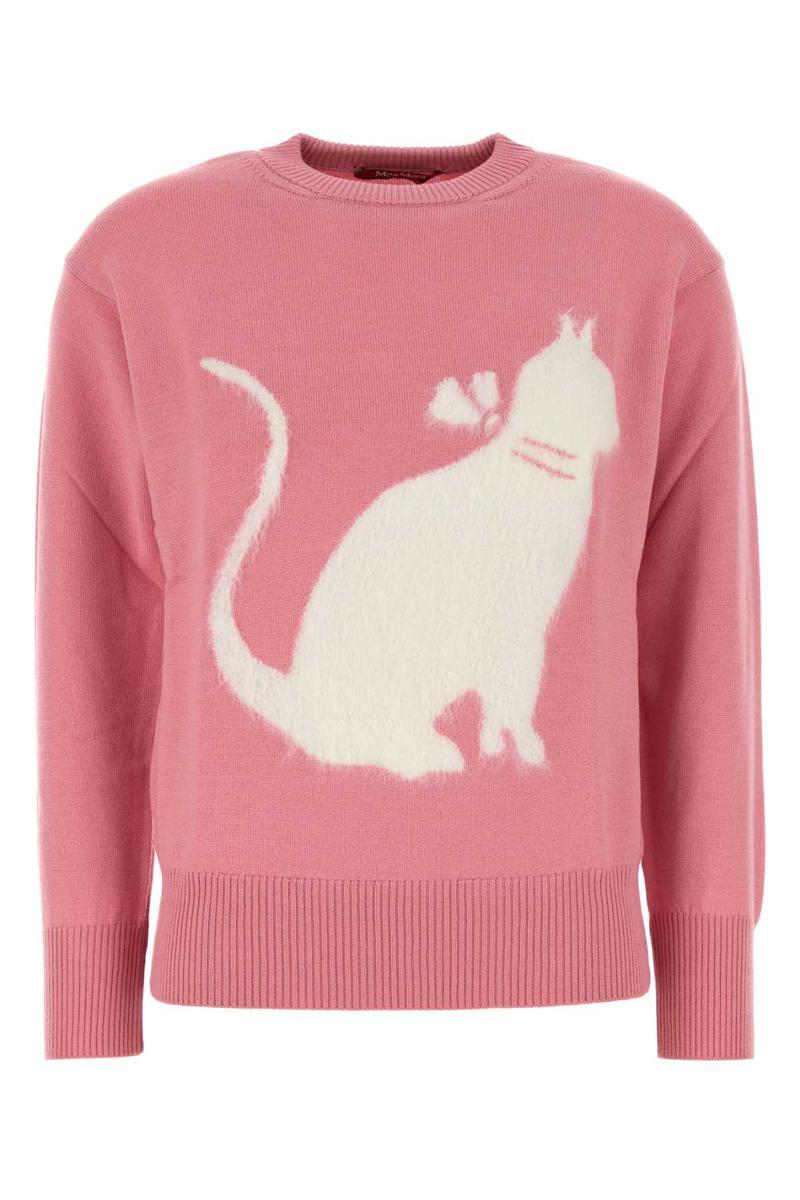 Max Mara Studio Knitwear In Pink