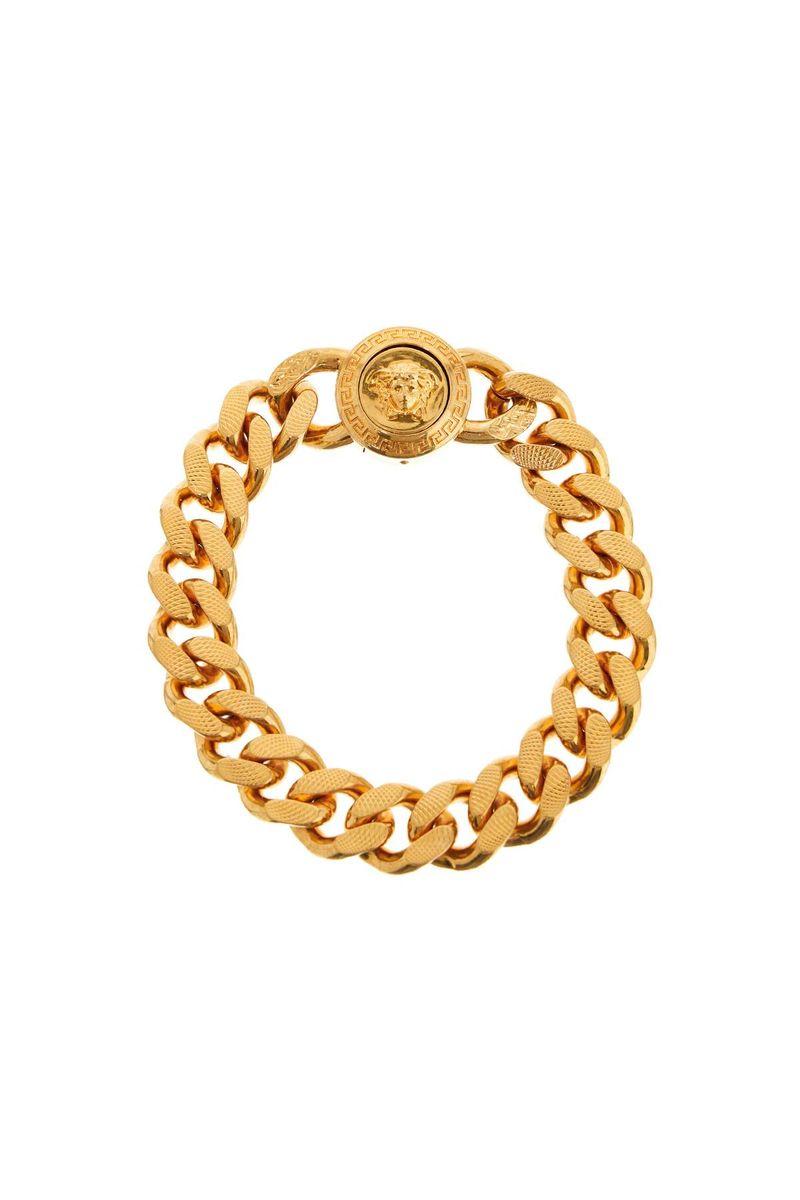 Shop Versace Chain Medusa Bracelet
