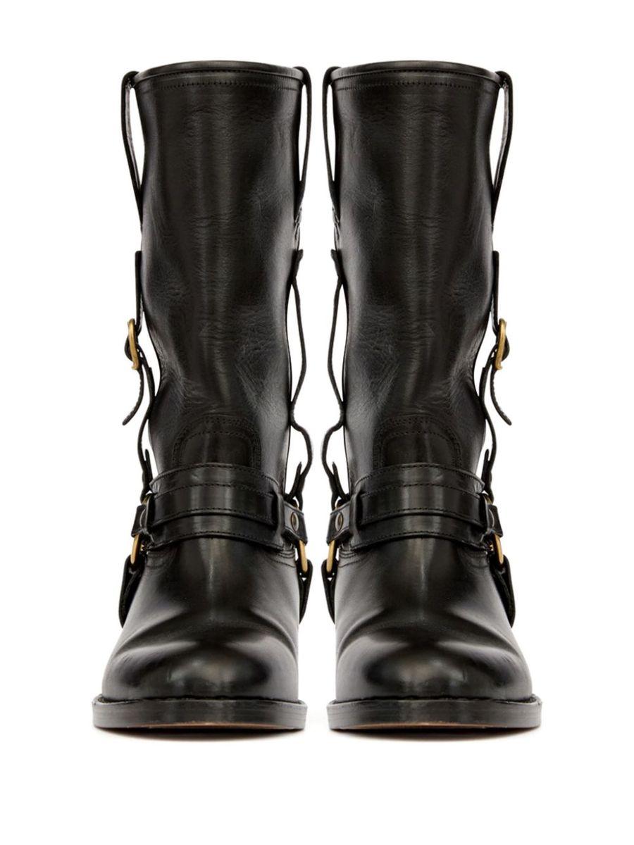 Shop Isabel Marant Heiko Leather Boots