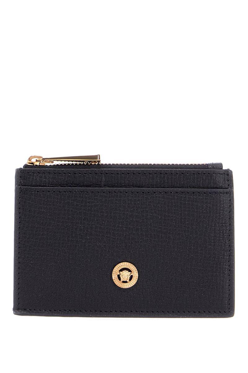 Shop Versace Medusa Biggie Card In Black