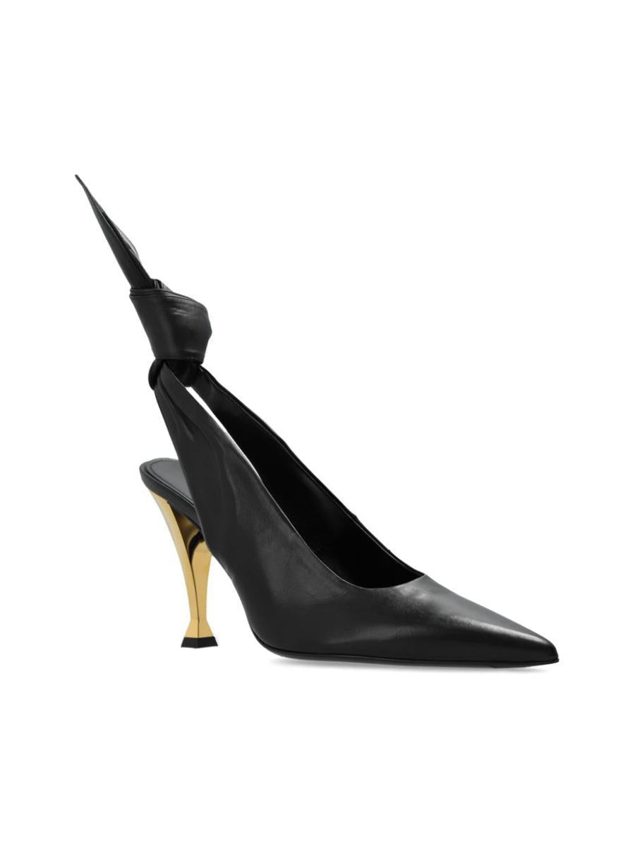 Shop Givenchy Beauw Leather Slingback Pumps