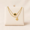 Red Rose Box n DICI Gilded Birthstone Necklace