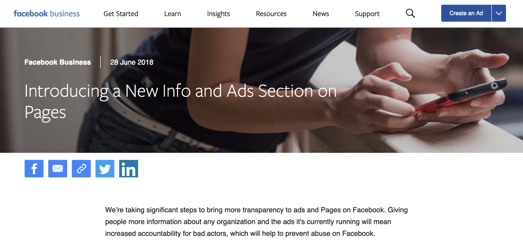 Facebook Info and Ads